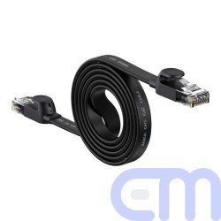 Baseus Network Cable High Speed (CAT6) of RJ45 (flat cable) 1 Gbps, 1.5m Black (WKJS000001) 3