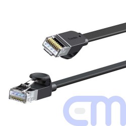 Baseus Network Cable High Speed (CAT6) of RJ45 (flat cable) 1 Gbps, 1.5m Black (WKJS000001) 4