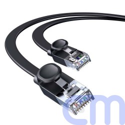 Baseus Network Cable High Speed (CAT6) of RJ45 (flat cable) 1 Gbps, 1.5m Black (WKJS000001) 6