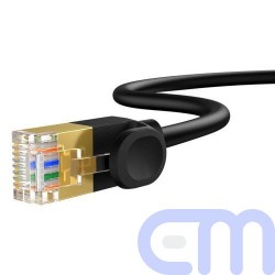 Baseus Network Cable High Speed (CAT7) of RJ45 (thin cable) 10 Gbps, 3m, Black (B00133208111-04) 4