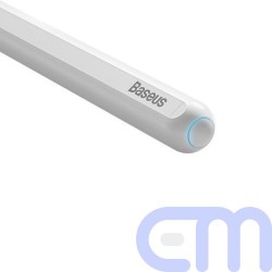 Baseus Tablet Tool Stylus Pen Wireless Charging with LED Indicator + Active Replaceable Tip for iPad, White (SXBC020102) 5