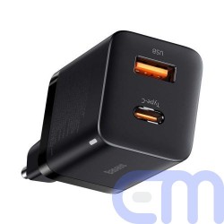 Baseus Travel Charger Super Si Pro mini Fast Charger, C+U, PD 3.0, QC 3.0 30W EU Black (CCSUPP-E01) 6