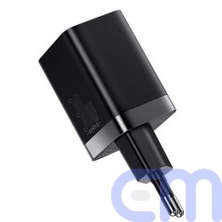 Baseus Travel Charger Super Si Pro mini Fast Charger, C+U, PD 3.0, QC 3.0 30W EU Black (CCSUPP-E01) 7