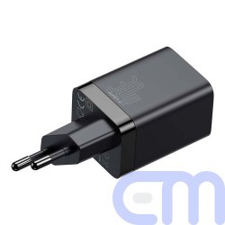 Baseus Travel Charger Super Si Pro mini Fast Charger, C+U, PD 3.0, QC 3.0 30W EU Black (CCSUPP-E01) 8