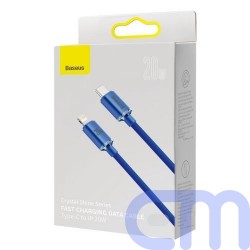 Baseus Type-C - Lightning cable, Crystal Shine Series Fast Charging Data Cable 20W 1.2m Blue (CAJY000203) 1