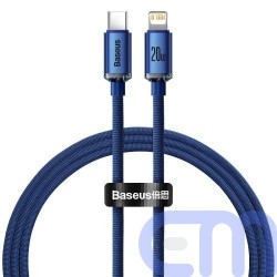 Baseus Type-C - Lightning cable, Crystal Shine Series Fast Charging Data Cable 20W 1.2m Blue (CAJY000203) 2