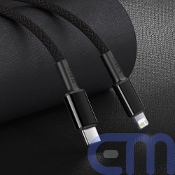Baseus Type-C - Lightning High Density Braided Fast charging cable PD 20W 2m Black (CATLGD-A01) 15