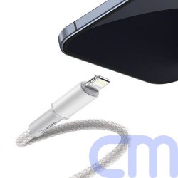 Baseus Type-C - Lightning High Density Braided Fast charging cable PD 20W 2m White (CATLGD-A02) 10