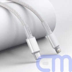 Baseus Type-C - Lightning High Density Braided Fast charging cable PD 20W 2m White (CATLGD-A02) 15