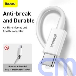 Baseus Type-C - Lightning Superior Series fast charging data cable PD 20W 1m White (CATLYS-A02) 4