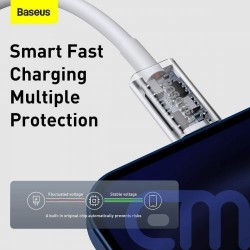 Baseus Type-C - Lightning Superior Series fast charging data cable PD 20W 1m White (CATLYS-A02) 6