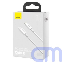 Baseus Type-C - Lightning Superior Series fast charging data cable PD 20W 1m White (CATLYS-A02) 12