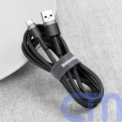 Baseus Type-C Cafule cable 2A, 3m Gray/Black (CATKLF-UG1) 12