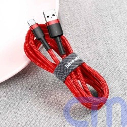 Baseus Type-C Cafule cable 2A, 3m Red/Red (CATKLF-U09) 12