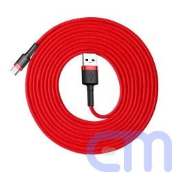 Baseus Type-C Cafule cable 2A, 3m Red/Red (CATKLF-U09) 16