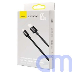 Baseus Type-C Superior Series SUPERVOOC 65W, 2m Black (CAYS001001) 1