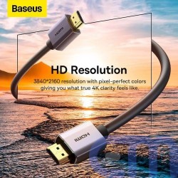 Baseus Video Cable High Definition Series HDMI 4K - HDMI 4k, 2.0 4K, 60 Hz, 1.5m Black (WKGQ020101) 14