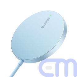 Baseus Wireless Charger Magnetic Simple Mini3, 15W, Blue (CCJJ040303) 3