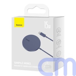 Baseus Wireless Charger Magnetic Simple Mini3, 15W, Purple (CCJJ040205) 5