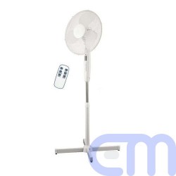 Elit Fan with Remote FR-16W 16 Inch (40cm) Stand Fan, Timer 7.5 hours, 3 Fan speed, 3 Wind mode White EU 1