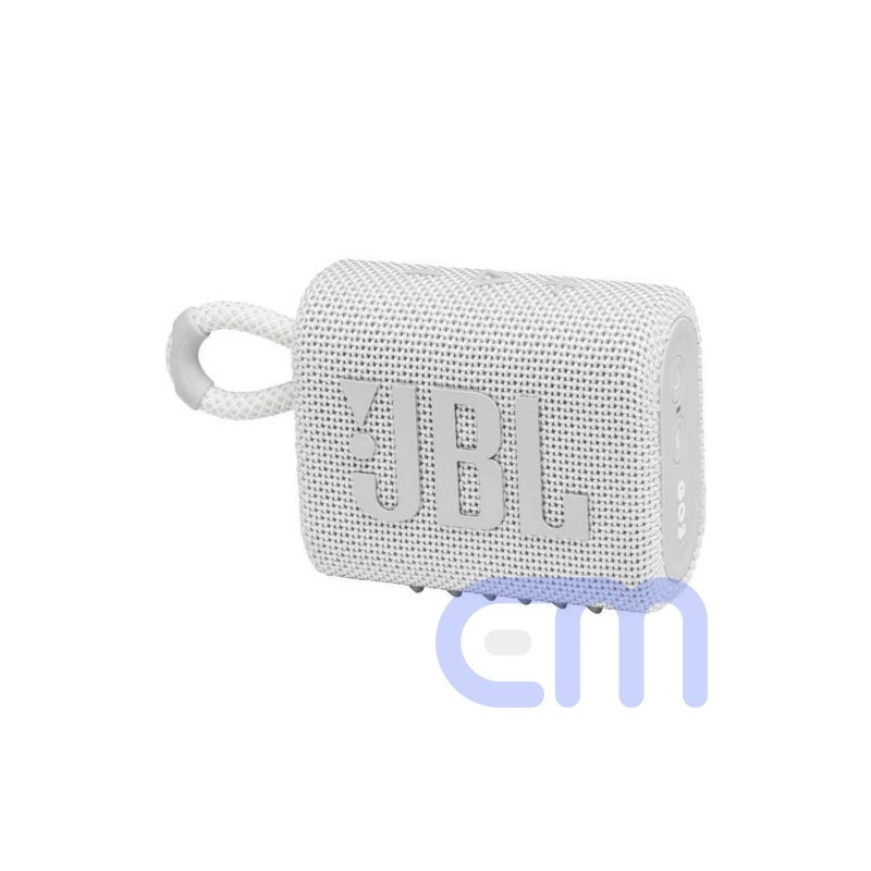 JBL Go 3 Bluetooth Wireless Speaker White EU