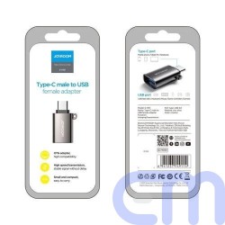 Joyroom Adapter, Male USB 3.2 Gen 1 to Female Type-C, Black (S-H151) 1