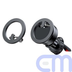 Joyroom Car Moun Magnetict Multifuctional Kit for Air Outlet (Car Holder, Magnetic Ring, Magnetic Cap) Black (JR-ZS294) 2