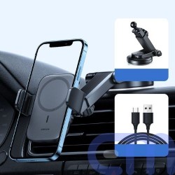 Joyroom Car Mount Wireless Charger MagSafe (Dashboard Version with Suction Cup) 15W, Black (JR-ZS295-DASH) 8