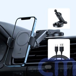 Joyroom Car Mount Wireless Charger MagSafe (Dashboard Version with Suction Cup) 15W, Black (JR-ZS295-DASH) 11