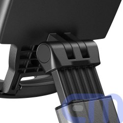 Joyroom Foldable Holder Stand for Phones and Tablets, with Adjustable Height, 4-12.9 inch, Black (JR-ZS371) 12