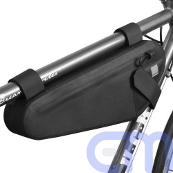 SAHOO Bicycle Bag Road Bicycle Middle Frame Bag, Waterproof, 2L, Black 1