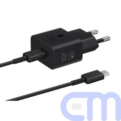Samsung Travel Charger 25W EP-T2510X PD 3.0 with Type-C to Type-C cable (1m) Black EU (EP-T2510XBEGEU) 1