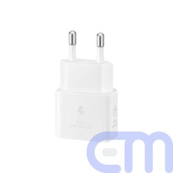 Samsung Travel Charger 25W EP-T2510X PD 3.0 with Type-C to Type-C cable (1m) White EU (EP-T2510XWEGEU) 3