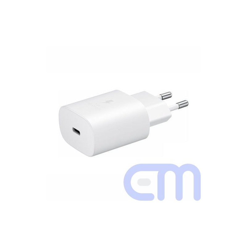 Samsung Travel charger 25W EP-TA800 with Type-C to Type-C cable (1m) White EU (EP-TA800XWEGWW)