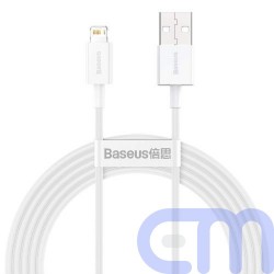 Baseus Lightning Superior Series cable, Fast Charging, Data 2.4A, 2m White (CALYS-C02) 2