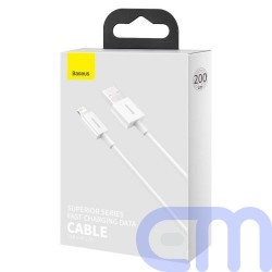 Baseus Lightning Superior Series cable, Fast Charging, Data 2.4A, 2m White (CALYS-C02) 13