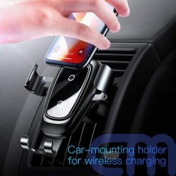 Baseus Car Mount Wireless Charger Metal Gravity Tarnish (WXYL-B0A) 5