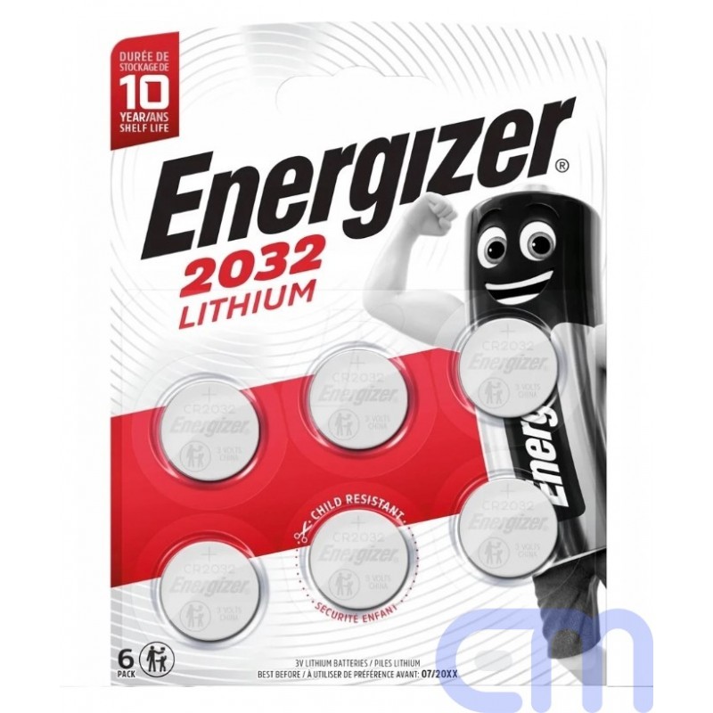 Energizer 435853, 6 vnt. 2032