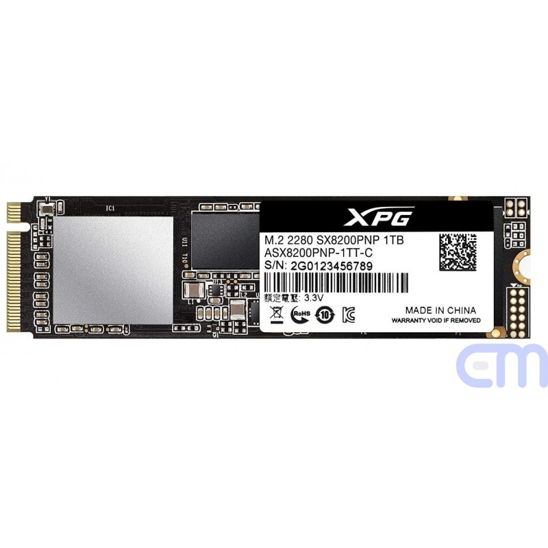 SSD vidinis kietasis diskas ADATA 1TB M.2 PCIe NVMe XPG SX8200 Pro