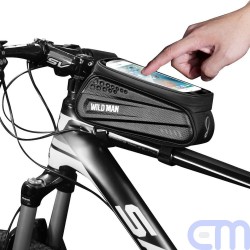 Bicycle holder / front beam bag with zipper WILDMAN ES3 1L 4"- 7" 6