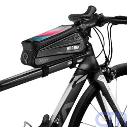 Bicycle holder / front beam bag with zipper WILDMAN ES3 1L 4"- 7" 7