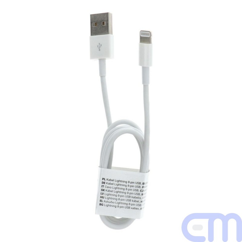 Cable USB for iPhone Lightning 8-pin C601 1m white