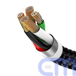 Baseus Cable Three Primary Colors Light/Type-C/Micro Nylon Braid 3.5A 1.2m Black (CAMLT-BSY01) 10