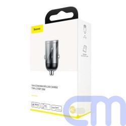 Baseus Car Charger Tiny Star Mini PPS Type-C Port 30W Gray (VCHX-B0G) 1