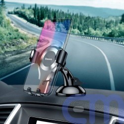 Baseus Car Mount Osculum Type Gravity Black/Silver (SUYL-XP0S) 3