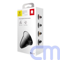 Baseus Car Mount Small ears series Magnetic suction bracket (Air outlet type) Black (SUER-A01) 7