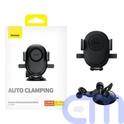 Baseus Car Mount Ultra Control Clamp Holder (Dashboard Version) Black (C40351700111-00) 3