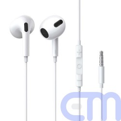 Baseus Earphone Encok H17 in-ear wired earphone with 3.5mm jack wired headphones White (NGCR020002) 3