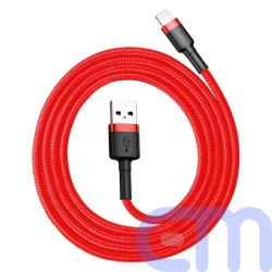 Baseus Lightning Cafule Cable 2.4A 1m Red + Red (CALKLF-B09) 3