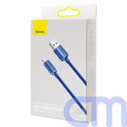 Baseus Lightning Crystal Shine Cable Series Fast Charging Data Cable 2.4A 2m Blue (CAJY000103) 1